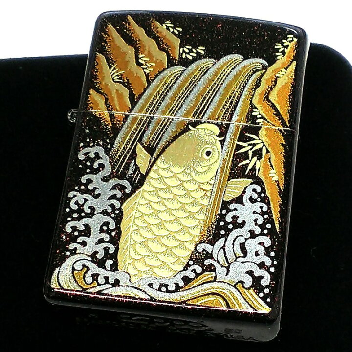楽天市場】ZIPPO ライター 本金蒔絵 鯉 ジッポ 和柄 伝統工芸 漆塗り 