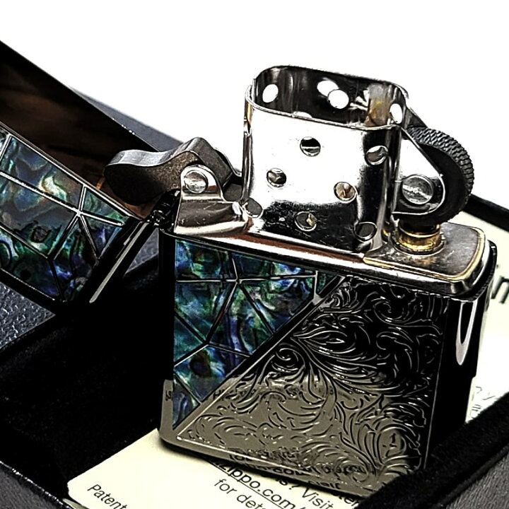 楽天市場】ZIPPO アラベスク シェル模様 トライアングル ジッポ 