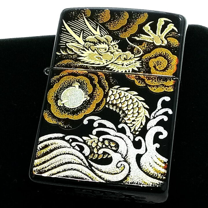 楽天市場】ZIPPO 本金蒔絵 龍 ジッポ ライター 和柄 伝統工芸 漆塗り 