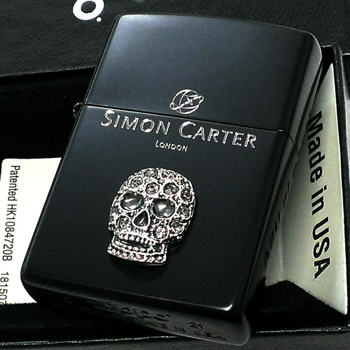 楽天市場】ZIPPO サイモンカーター ジッポ ライター スカル 