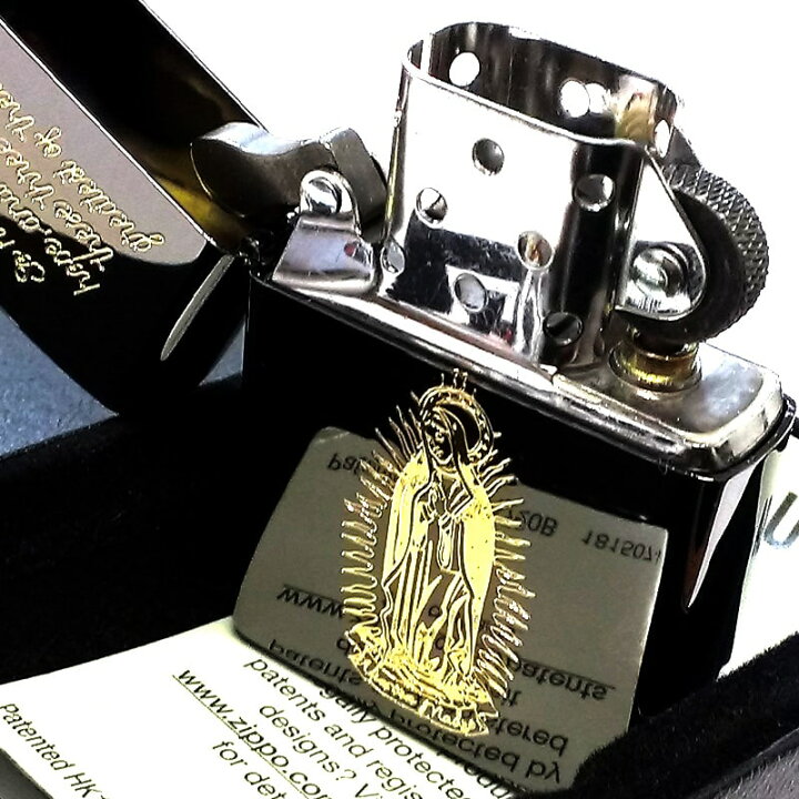 楽天市場】ZIPPO マリア ジッポ ライター ブラックニッケル 黒金 Maria