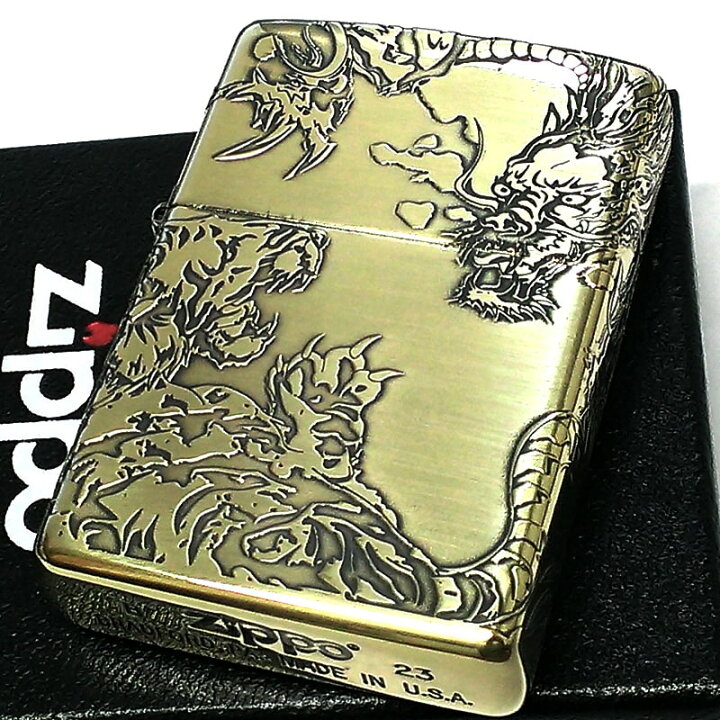楽天市場】ZIPPO 五面龍虎 御守り ジッポ ライター 5面加工 エッチング 