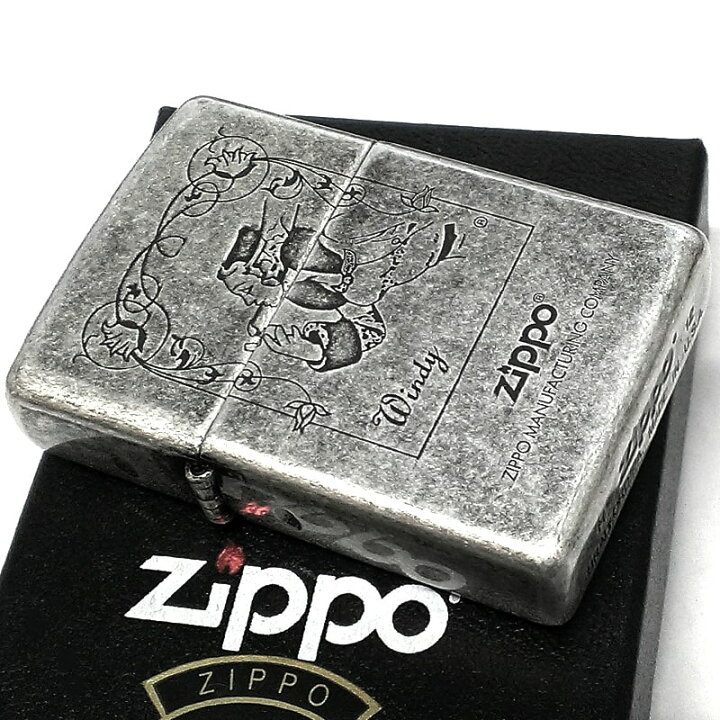 楽天市場】ZIPPO ライター 一点物 Windy ウィンディ ガール 絶版 