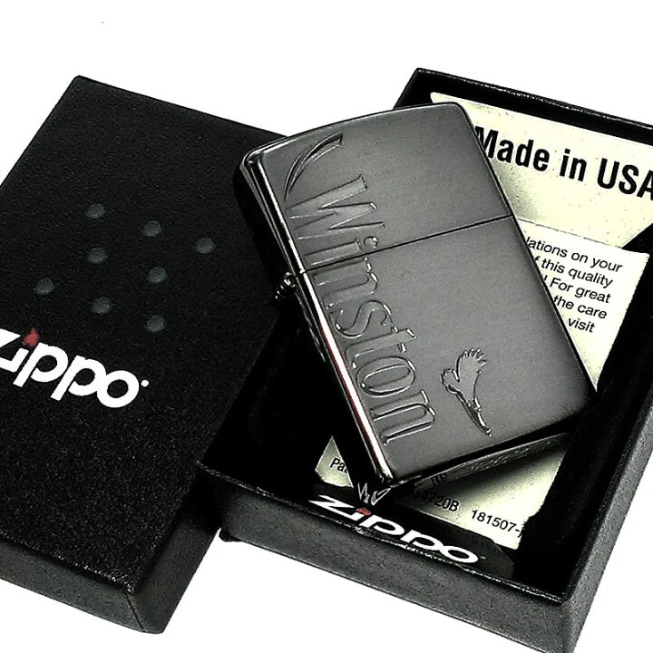 楽天市場】ZIPPOライター 一点物 タバコ銘柄 Winston 2015年製 たばこ 
