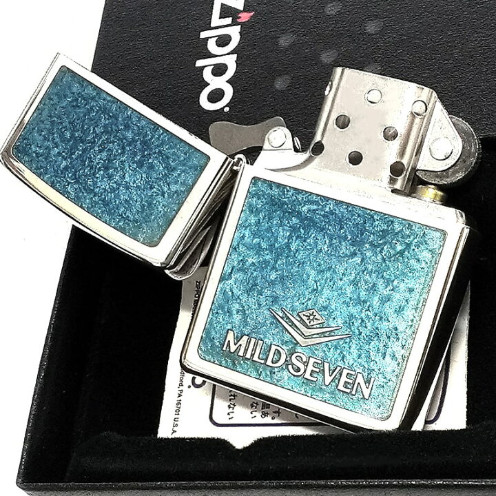 楽天市場】ZIPPO レア 1点物 MILD SEVEN 1999年製 絶版 ジッポ  