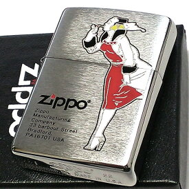 ZIPPO ライター ウィンディー ジッポ ロゴ レッド アンティークシルバー サテン仕上げ 色差し かっこいい 彫刻 レトロ メンズ ギフト おしゃれ プレゼント