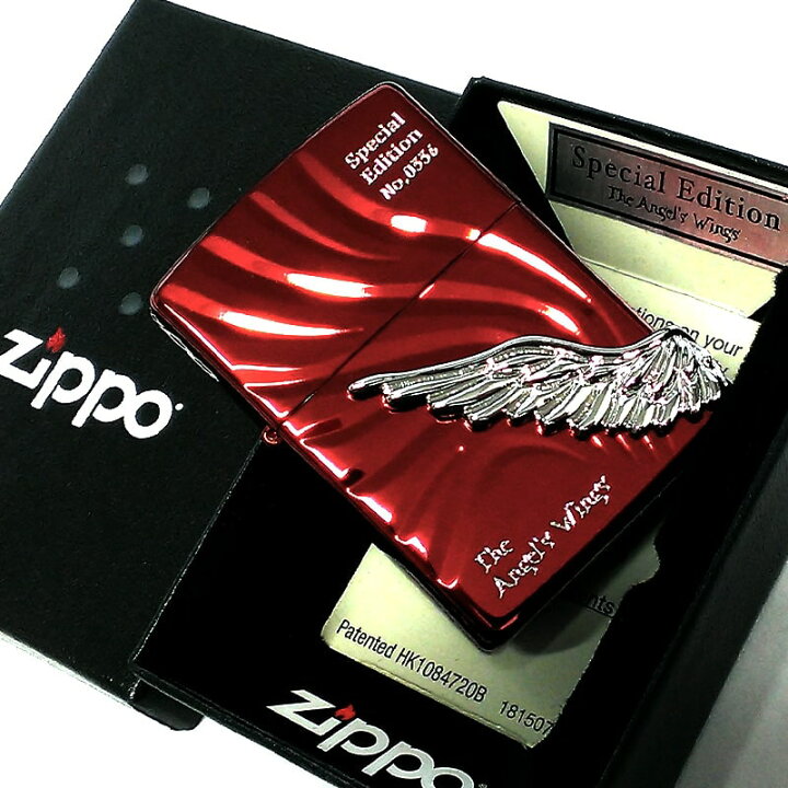 楽天市場】ZIPPO ライター 限定 エンジェルウィング ジッポ かっこいい 