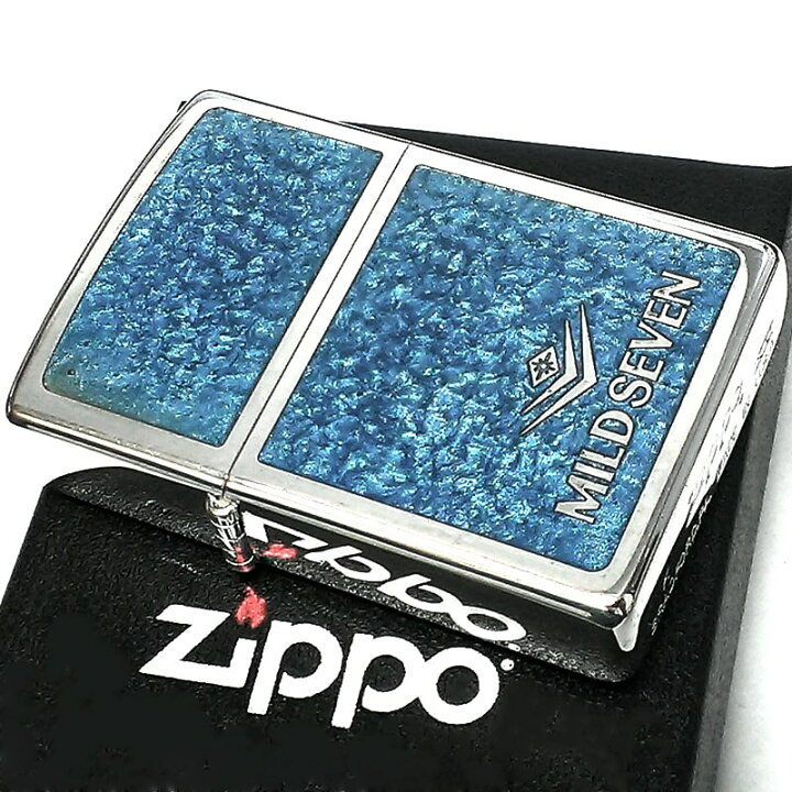 楽天市場】ZIPPO レア 1点物 MILD SEVEN 1999年製 絶版 ジッポ  