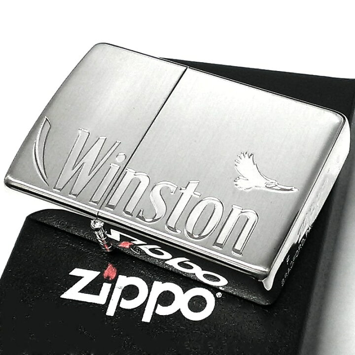 楽天市場】ZIPPO ライター Winston たばこ ウィンストン サテン 
