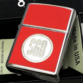 ZIPPO ライター SGB ジッポ スリーピッグス ロゴ おしゃれ 三匹の子豚 レッド 珍しい シルバー レトロ かっこいい 赤 メンズ ギフト プレゼント