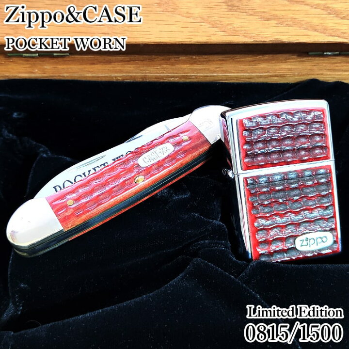 楽天市場】ジッポライター ZIPPO&CASE POCKET WORN 一点物 1999年製 