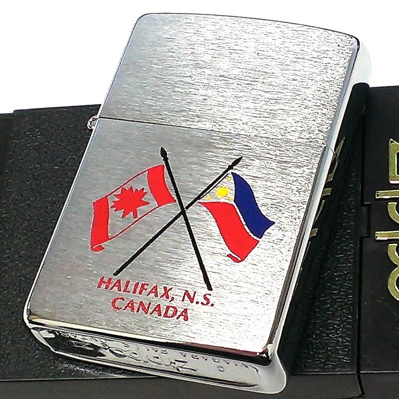楽天市場】ZIPPO レア ジッポ ライター 1994年製 カナダ製 国旗