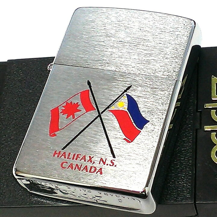 楽天市場】ZIPPO レア ジッポ ライター 1994年製 カナダ製 国旗 