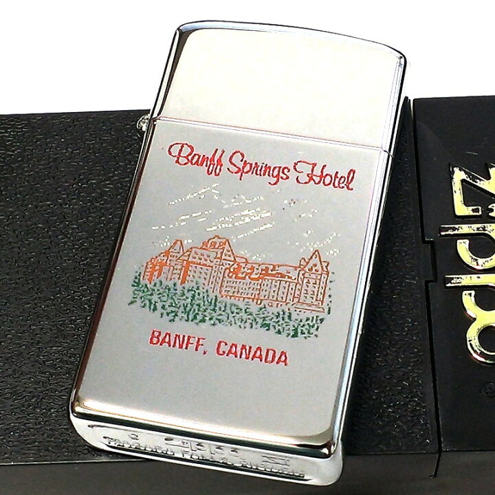 楽天市場】ZIPPO スリム カナダ製 1995年製 バンフ スプリングス 