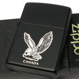 【30％OFF！スーパーSALE対象】ZIPPOライター 1998年製 カナダ製 オンタリオ製 鷹 イーグル 廃盤 マットブラック ヴィンテージ レア ジッポ 絶版 珍しい 黒 未使用品 ビンテージ かっこいい メンズ おしゃれ プレゼント ギフト