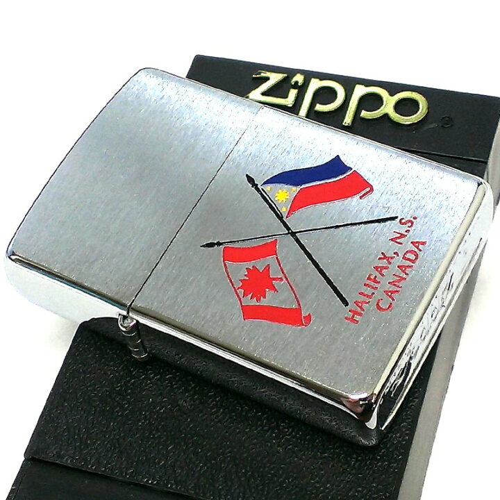 楽天市場】ZIPPO レア ジッポ ライター 1994年製 カナダ製 国旗 