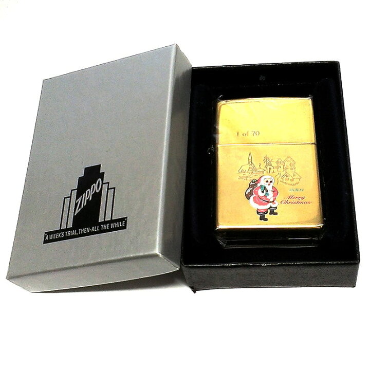 楽天市場】ZIPPO ライター 限定70個生産 レア クリスマス 2001年製 