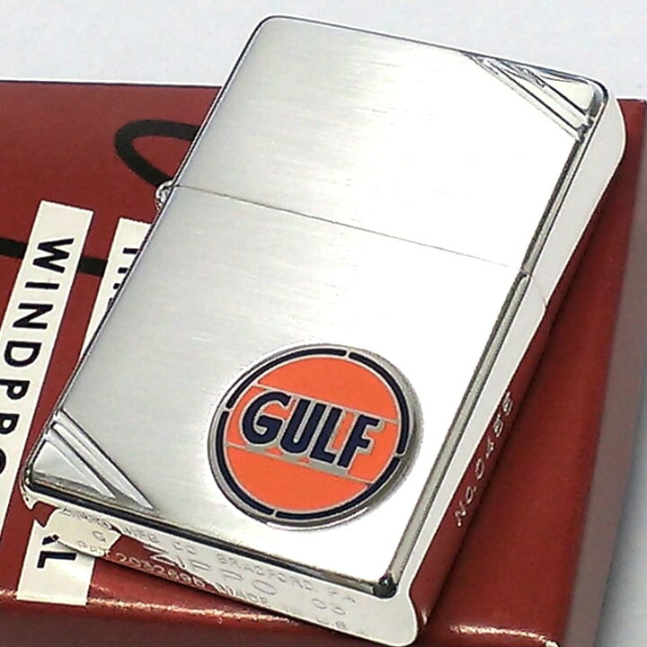 楽天市場】ZIPPO ライター GULF 1937レプリカ フラットトップ レア 