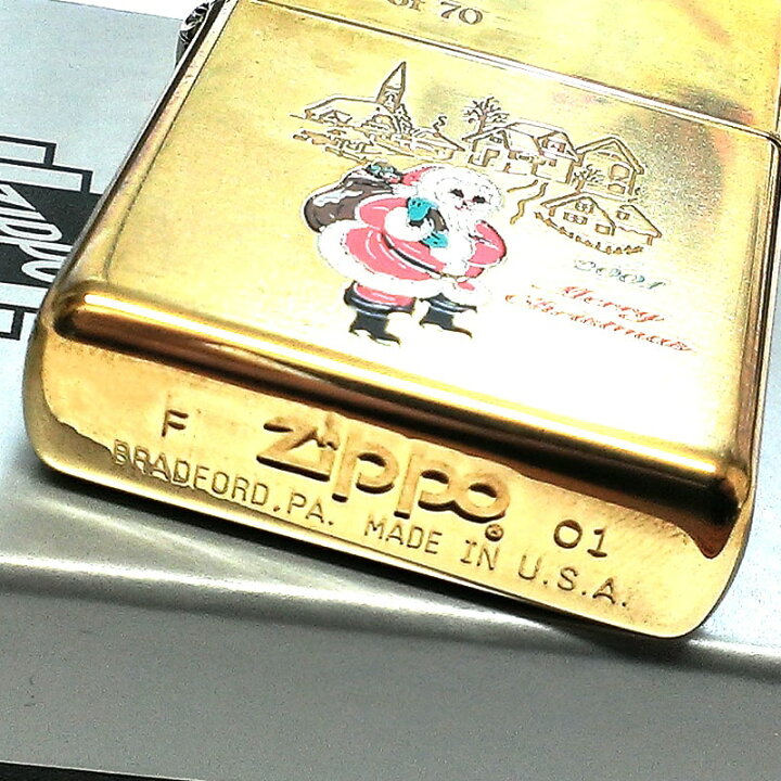 楽天市場】ZIPPO ライター 限定70個生産 レア クリスマス 2001年製 