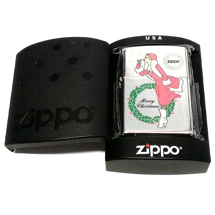 楽天市場】ZIPPO 1点物 ウインディ クリスマスレディ サンタ ジッポ 