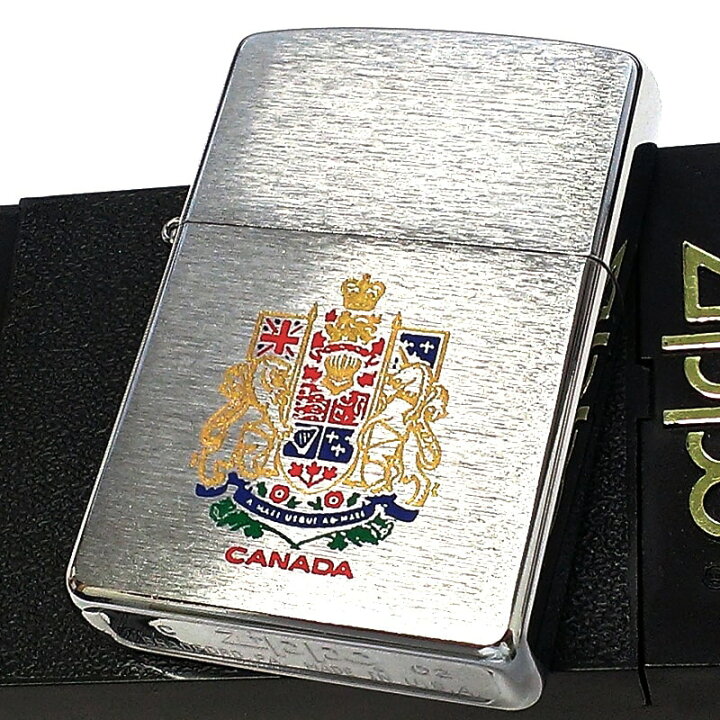 楽天市場】ZIPPO ライター カナダ 国章 1点物 ジッポ レア 2002年製 