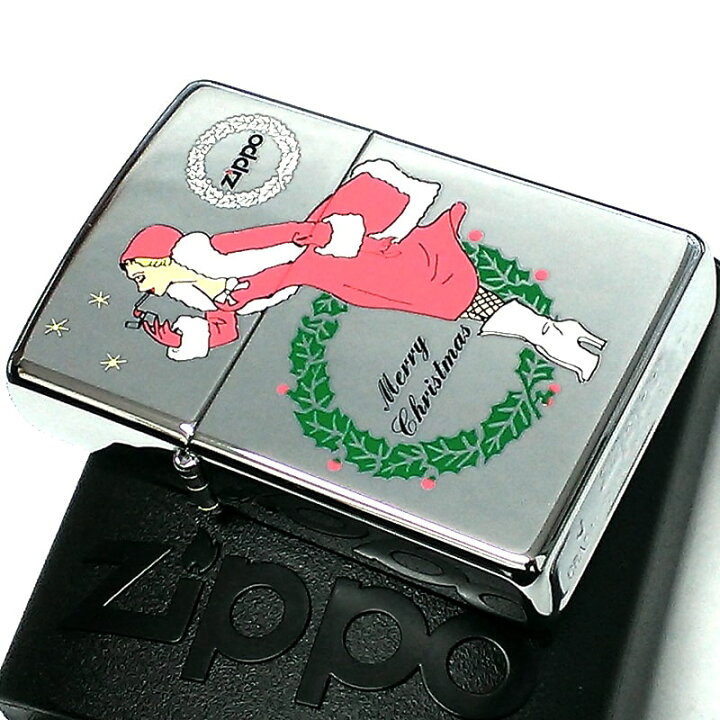 楽天市場】ZIPPO 1点物 ウインディ クリスマスレディ サンタ ジッポ 
