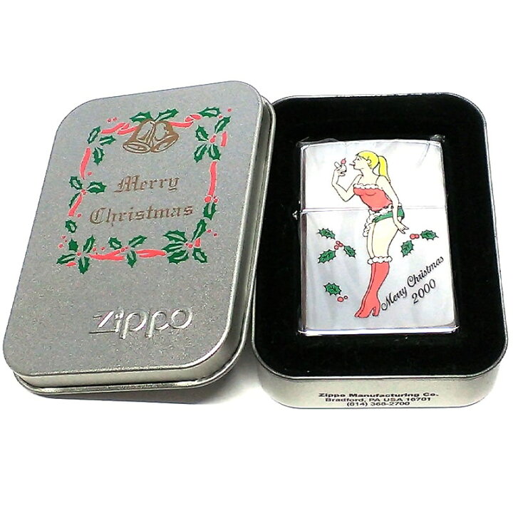 楽天市場】ZIPPO 一点物 ウィンディ クリスマスレディ サンタ 