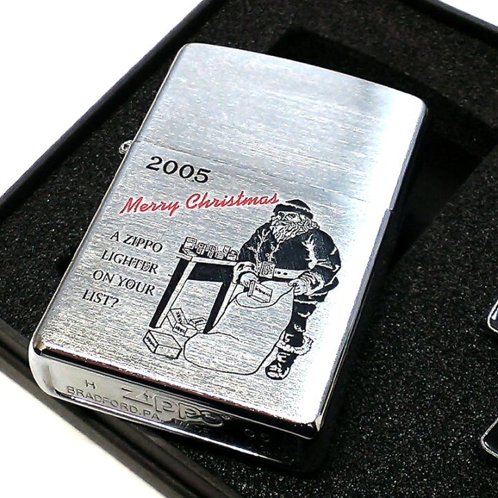 楽天市場】ZIPPO ライター 2005年製 クリスマス ピンズセット ジッポ 