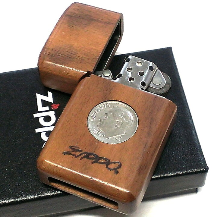楽天市場】ZIPPO ライター 一点物 スリム 木巻き 絶版 リバティコイン 