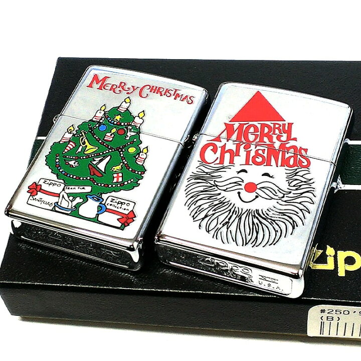 楽天市場】ZIPPO クリスマス 一点物 2個セット 絶版 1999年製 レア 