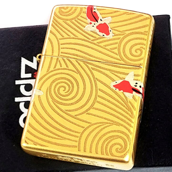 楽天市場】ZIPPO ライター 和柄 一点物 レア 本金蒔絵 鯉 ジッポ 漆 