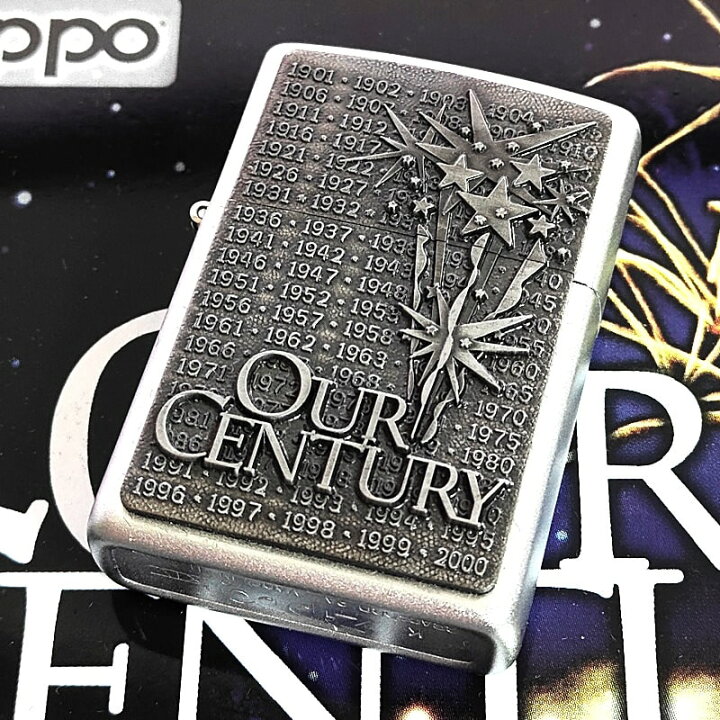 楽天市場】ZIPPO ライター 1999年製 世界限定15万個 OUR CENTURY 