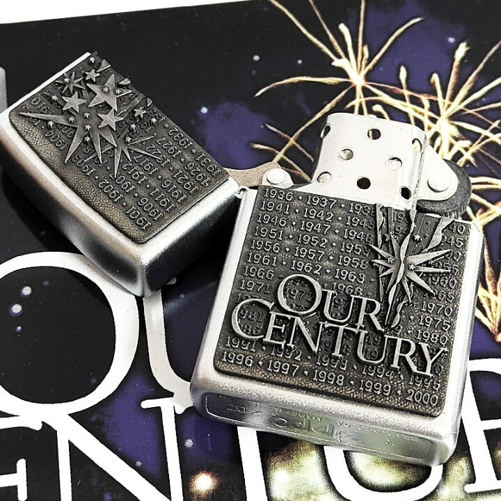 楽天市場】ZIPPO ライター 1999年製 世界限定15万個 OUR CENTURY 