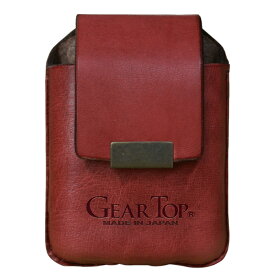 GEARTOP ギアトップ 牛革 ライターポーチ 3色 ベルト通し付き ZIPPO メンズ プレゼント ジッポ ギフト 動画あり