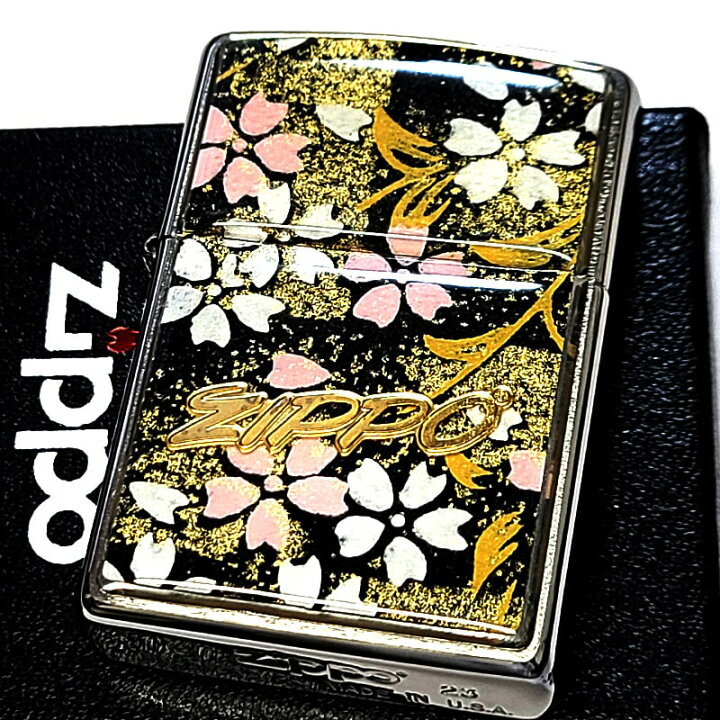 楽天市場】ZIPPO ライター 和柄 桜 おしゃれ ジッポ ロゴ 友禅和紙 