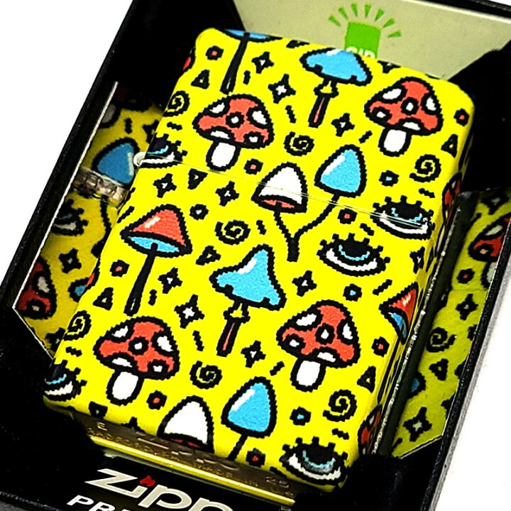 楽天市場】ZIPPO ライター MUSHROOMS AND EYES 540°カラープロセス 