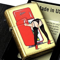 ZIPPO ライター おしゃれ セクシー 女性 レトロ ジッポ 冷蔵庫 アメリカン クラシック 可愛い ストリート…