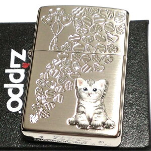ZIPPO C^[ lR kitten herart ash gray Vo[ Wb| L  n[g ̃lR^  fB[X ˂ 킢  Y Mtg v[g 悠