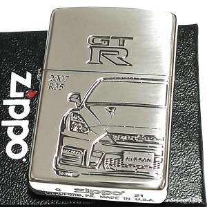 ZIPPO ���C�^�[ NISSAN GT-R NISMO R35 �W�b�| �� ���� ���Y���F���f�� �V���A������ �V���o�[�C�u�V ���ʉ��H �W�b�|�[ ���������� �����Y �M�t�g �v���[���g ����L��