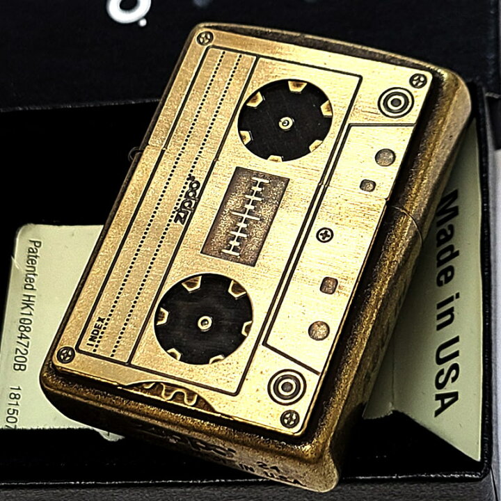 楽天市場】ZIPPO ライター カセットテープ ギミックメタル 面白い 