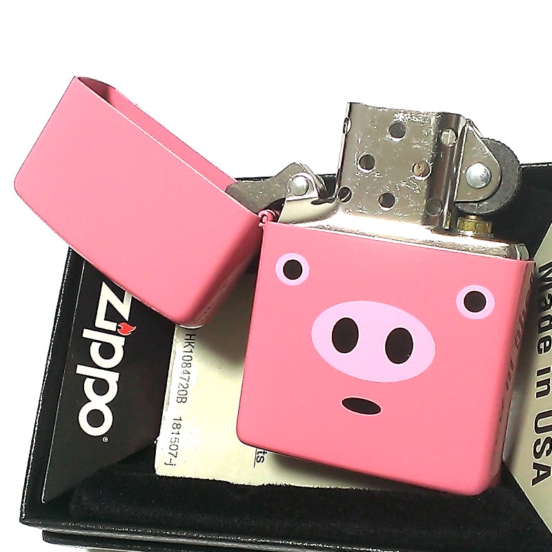 楽天市場】ZIPPO ライター ブタ アニマルシリーズ ピンク ジッポ 豚