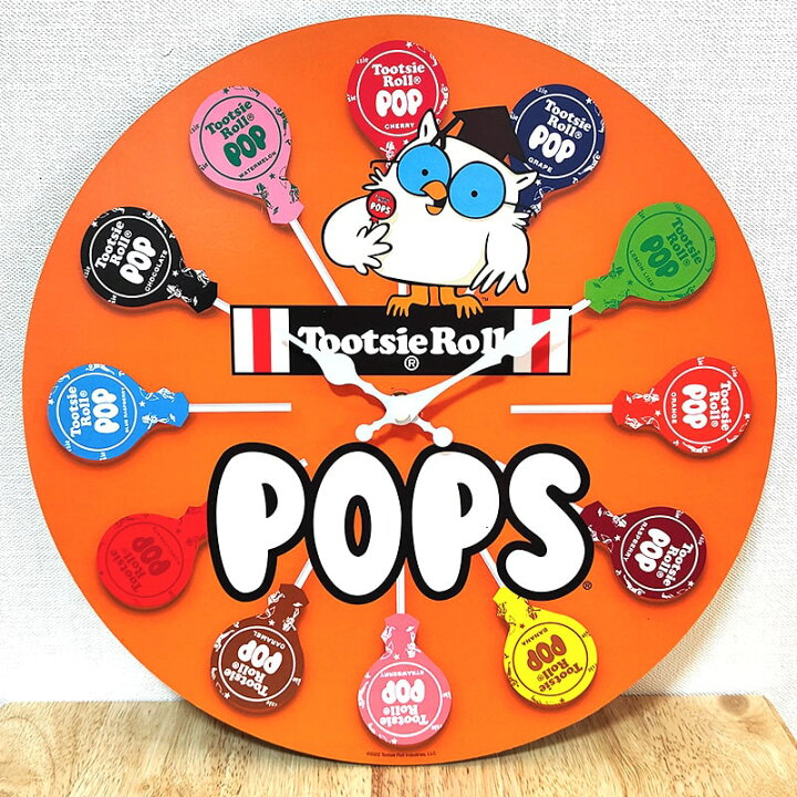 楽天市場】掛時計 おしゃれ Tootsie POPS 壁掛け アメリカン 雑貨 