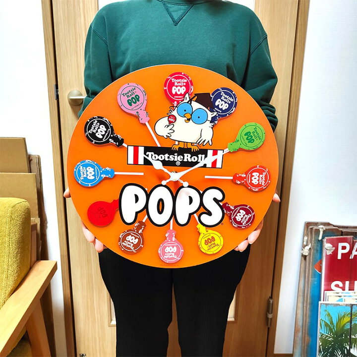 楽天市場】掛時計 おしゃれ Tootsie POPS 壁掛け アメリカン 雑貨 