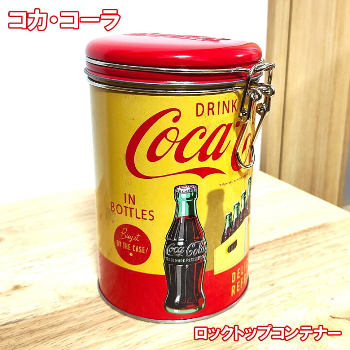 楽天市場】コカコーラ 小物入れ ロックトップ コンテナー アメリカン 