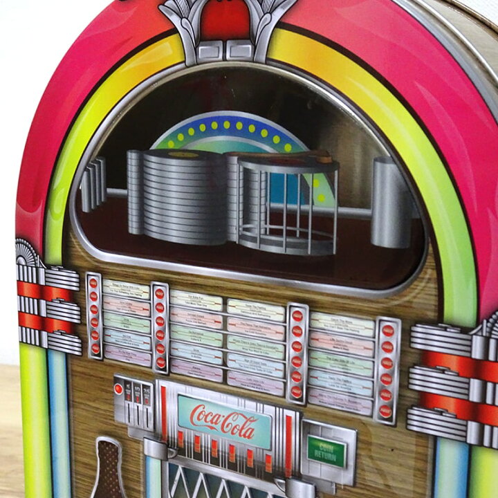 楽天市場】貯金箱 かわいい コカコーラ ジュークボックス ティンバンク 