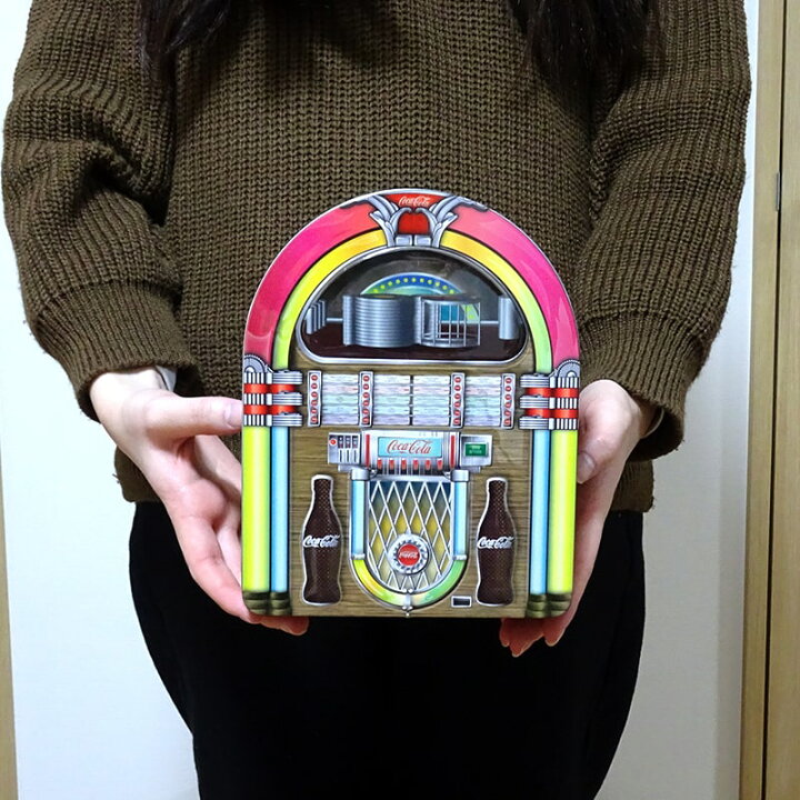 楽天市場】貯金箱 かわいい コカコーラ ジュークボックス ティンバンク 