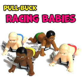 レーシング ベイビー プルバック 赤ちゃん フィギュア 選べる4種 おもちゃ 可愛い ミニチュア アメリカン雑貨 玩具 Rasing Babies おもしろい インテリア 置物 かわいい