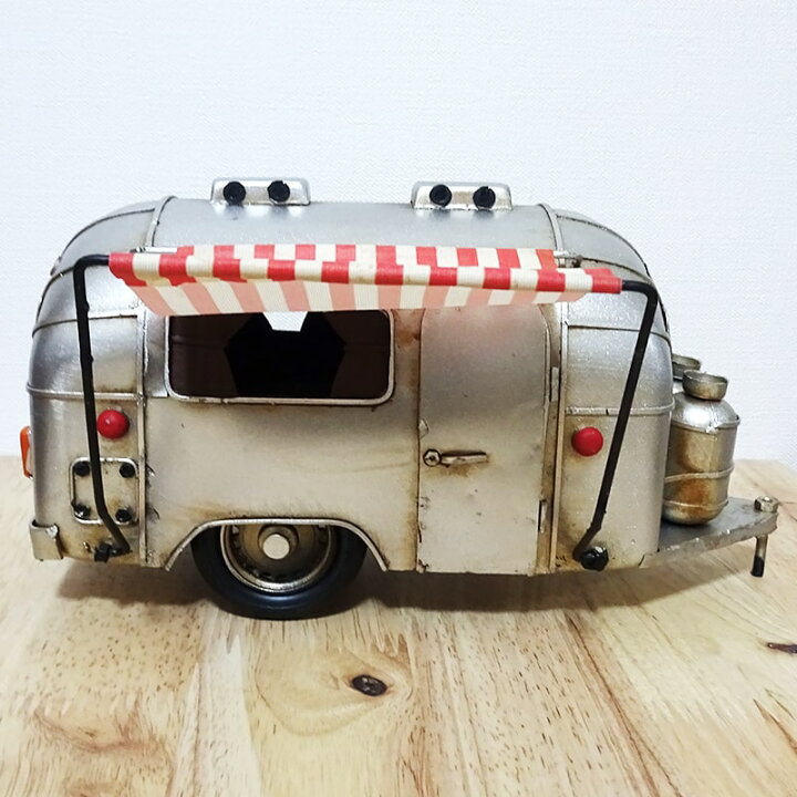 楽天市場】ビンテージカー おもちゃ ブリキ オブジェ トレーラー 