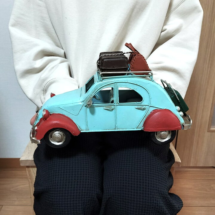 楽天市場】ヴィンテージカー 車 ブリキ Trip Car オブジェ 置物 レトロ 