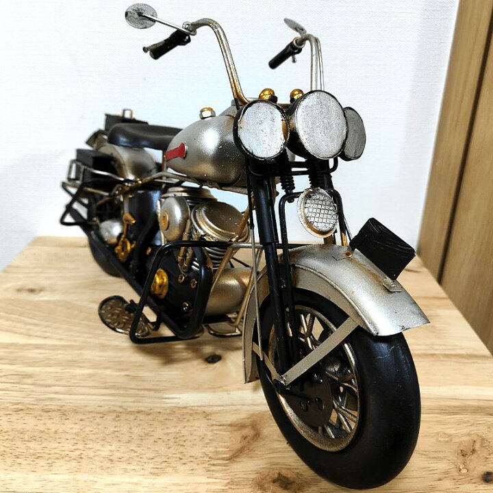 楽天市場】ヴィンテージ バイク アメリカン かっこいい オブジェ 